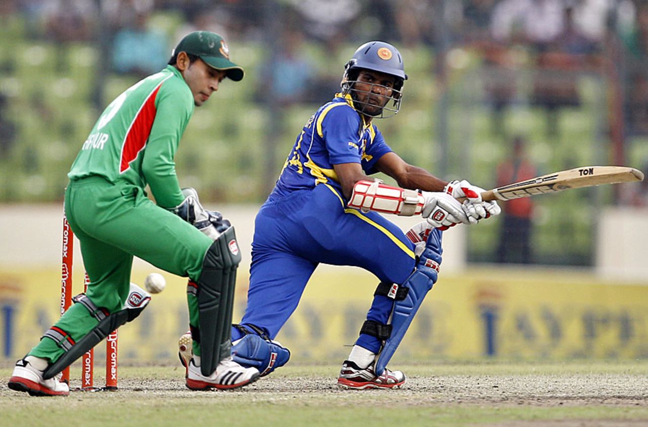 Upul Tharanga made a brisk 48 off 44 balls, Bangladesh v Sri Lanka, Asia Cup, Mirpur, March 20, 2012