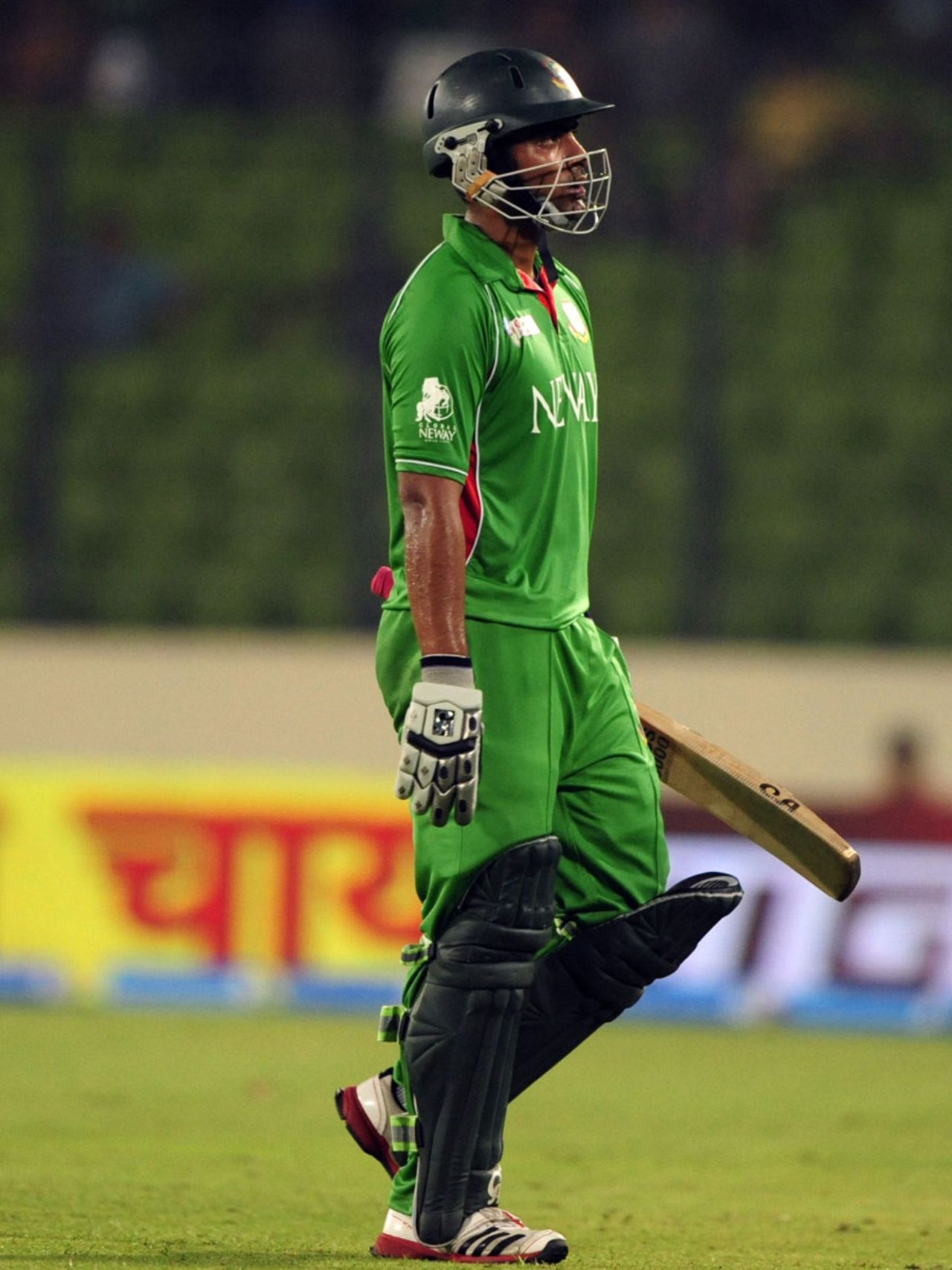 Tamim Iqbal walks off after being dismissed, Bangladesh v Sri Lanka, Asia Cup, Mirpur, March 20, 2012