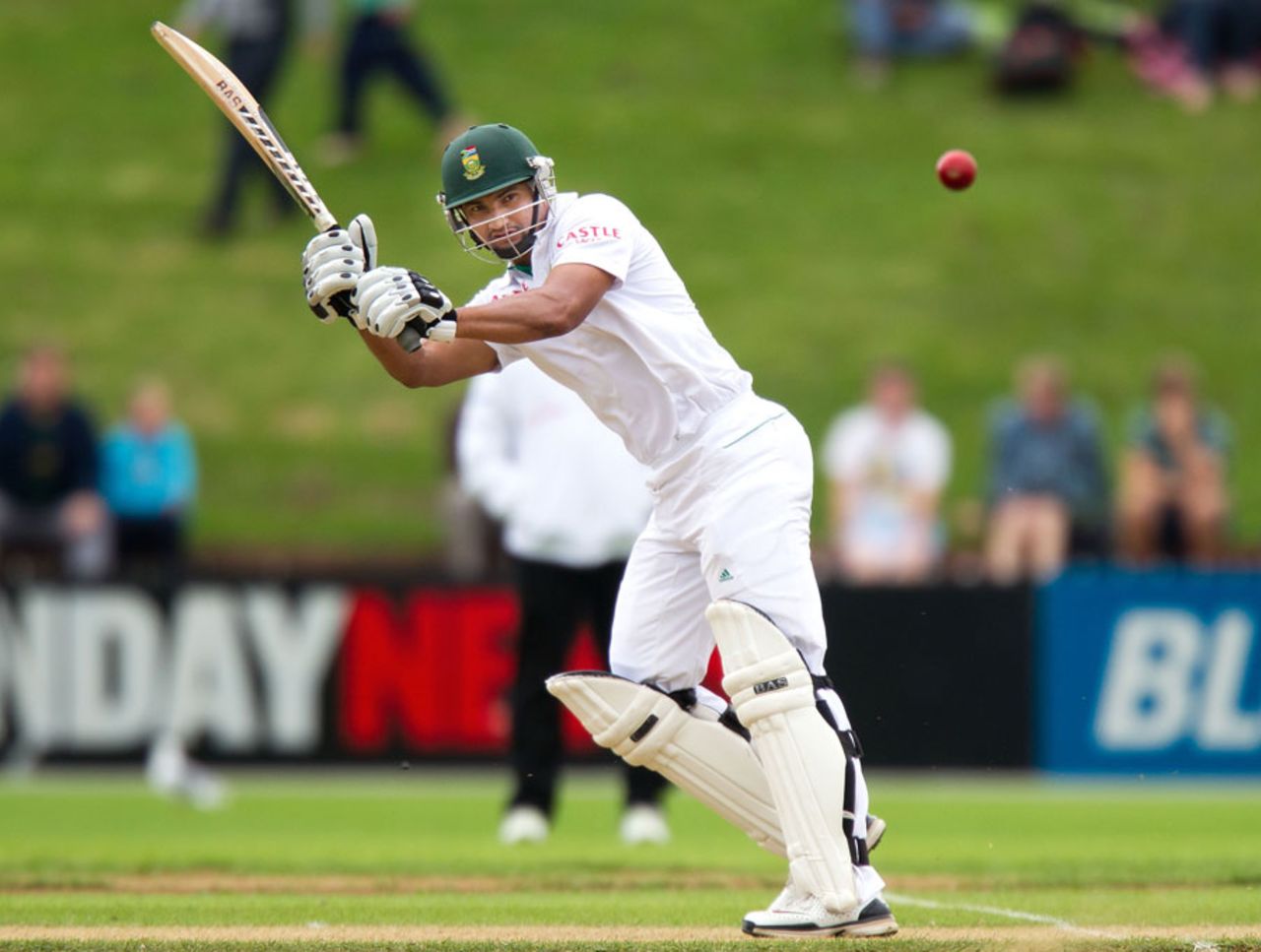 Alviro Petersen flicks one to the leg side, New Zealand v South Africa, 3rd Test, Wellington, 2nd day, March 24, 2012
