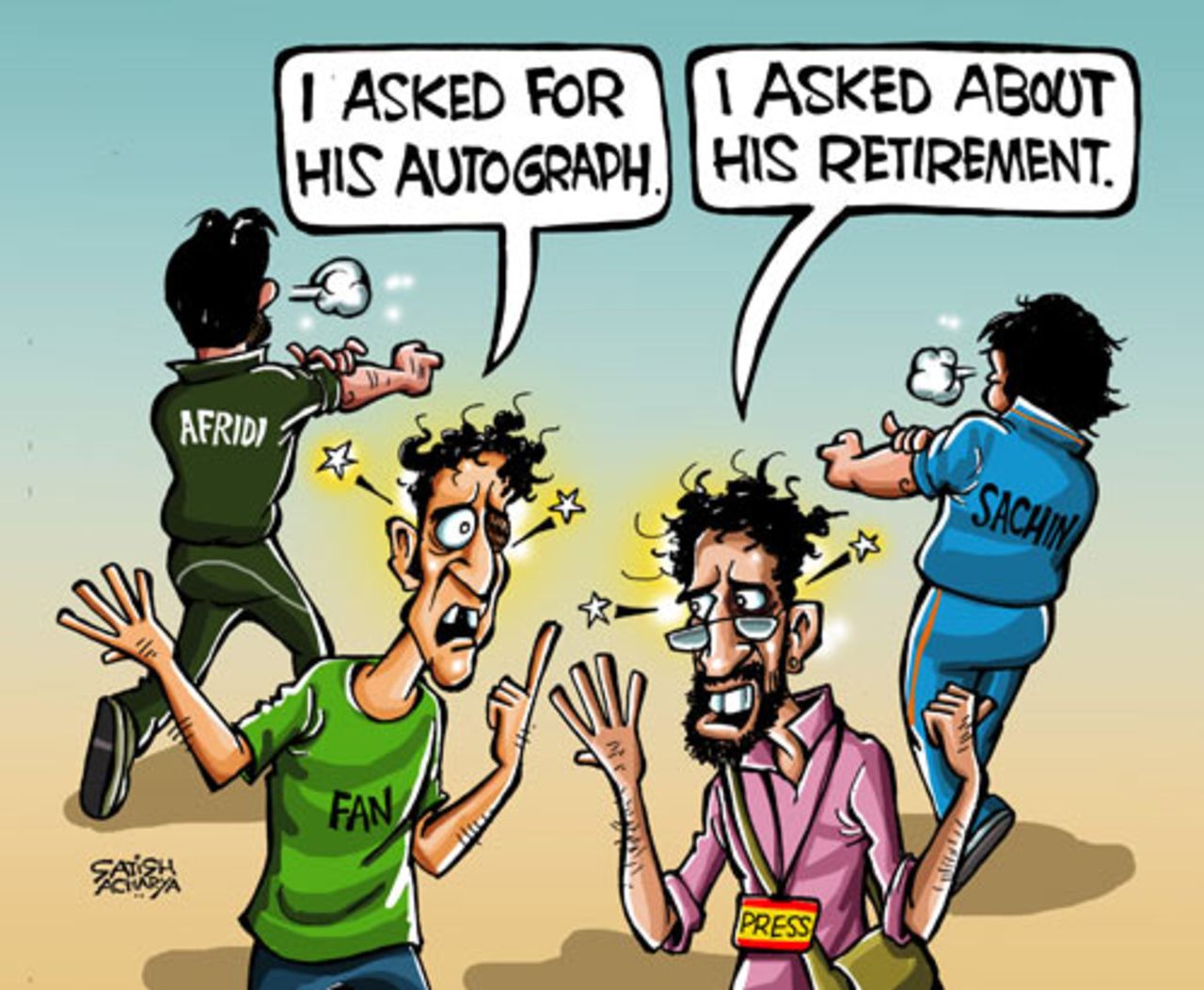 Cartoon: Hitting back