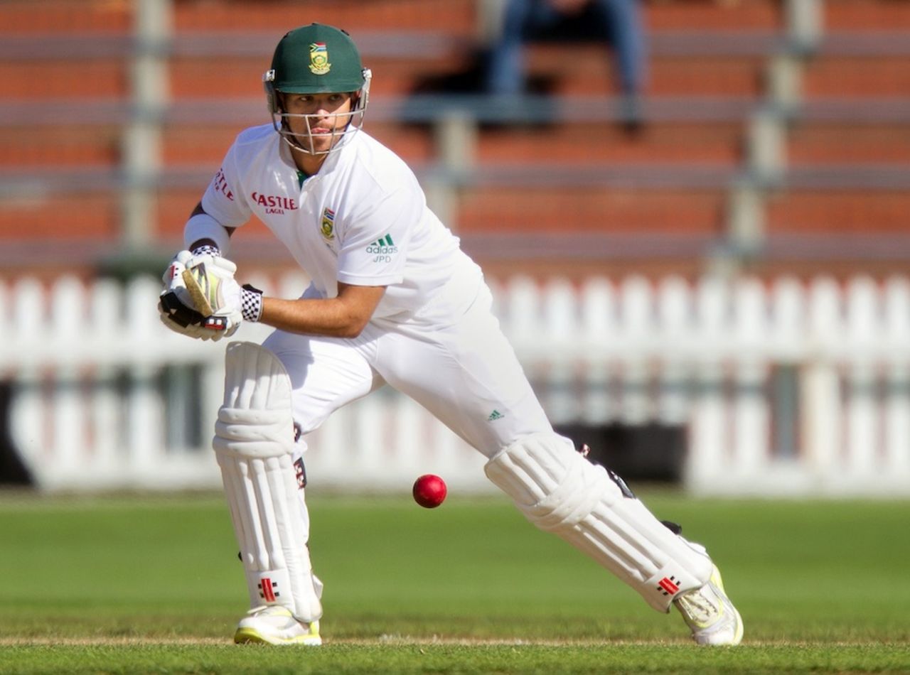 JP Duminy plays the ball on the off side, New Zealand v South Africa, 3rd Test, Wellington, 5th day, March 27, 2012