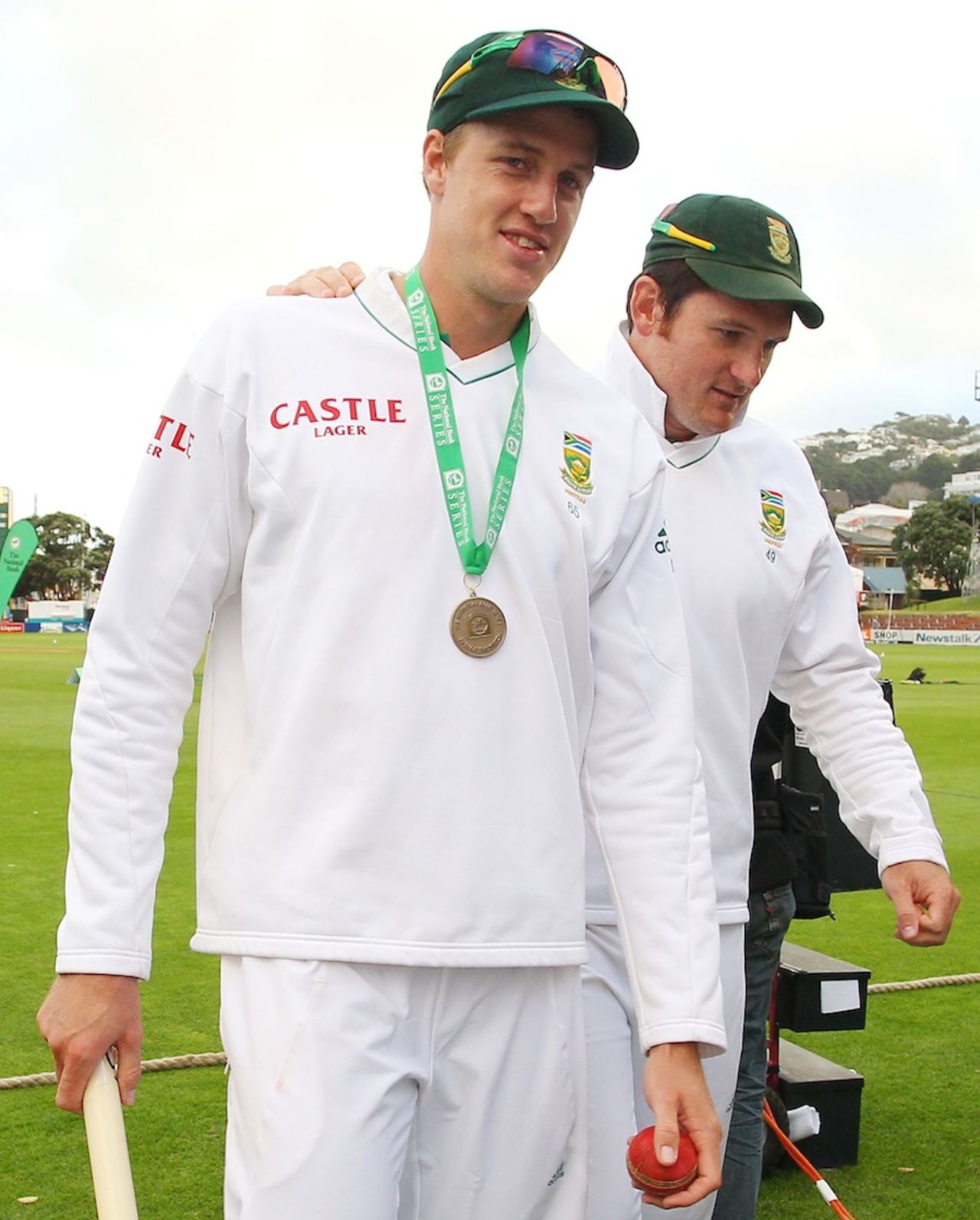 Morne Morkel was Man of the Match for his 6 for 23, New Zealand v South Africa, 3rd Test, Wellington, 5th day, March 27, 2012