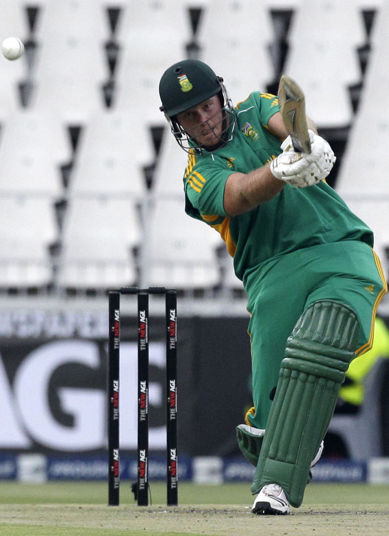 Richard Levi lofts on the off side, South Africa v India, Only T20I, Johannesburg, March 30, 2012