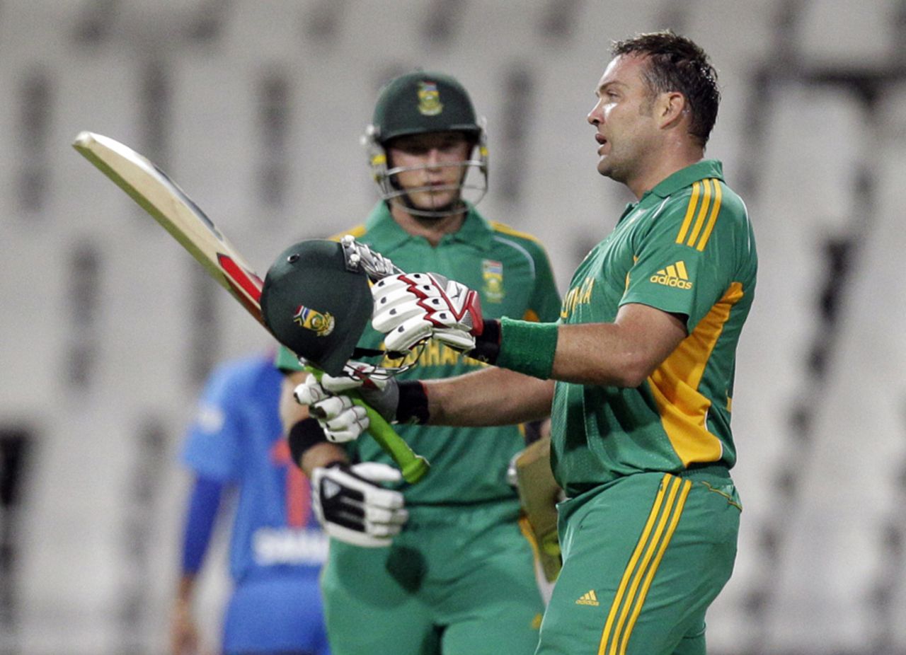 Jacques Kallis and Colin Ingram added 119 for the second wicket, South Africa v India, Only T20I, Johannesburg, March 30, 2012