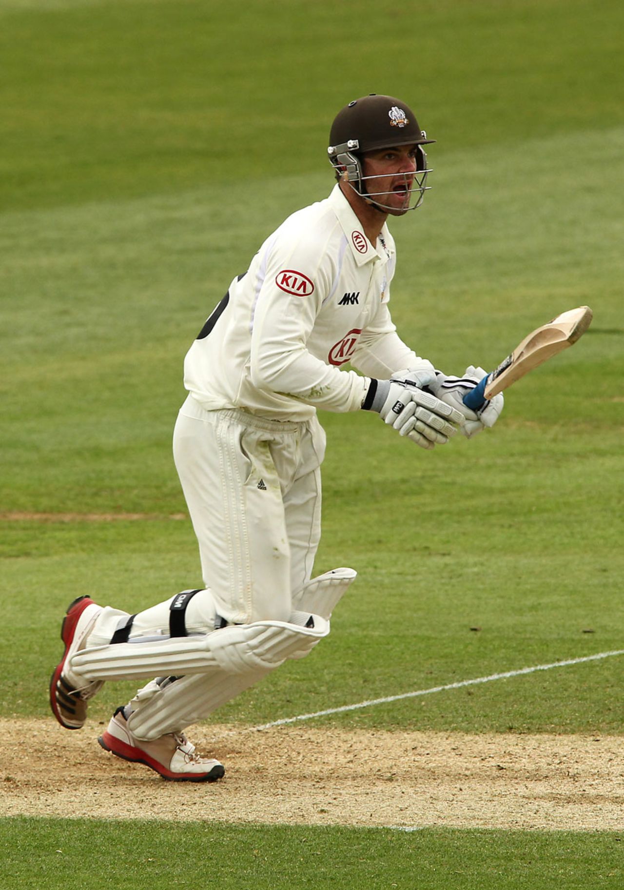 Tom Maynard top-scored for Surrey with an unbeaten 86, Surrey v Sussex, County Championship, London, The Oval, 1st day, March 5, 2012