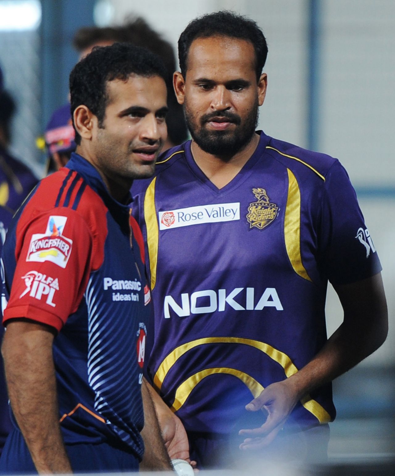 Irfan and Yusuf Pathan, Kolkata Knight Riders v Delhi Daredevils, IPL 2012, Kolkata, April 5, 2012