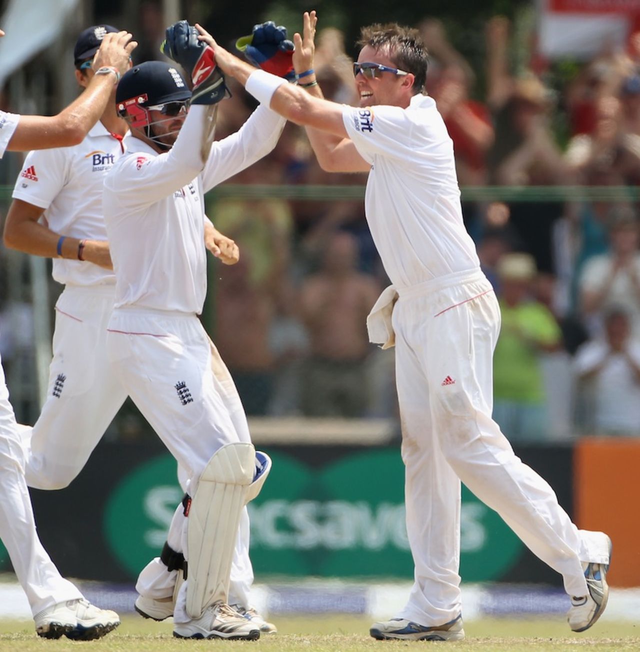 Graeme Swann had Mahela Jayawardene caught at short leg, Sri Lanka v England, 2nd Test, Colombo, P Sara Oval, 5th day, April 7, 2012