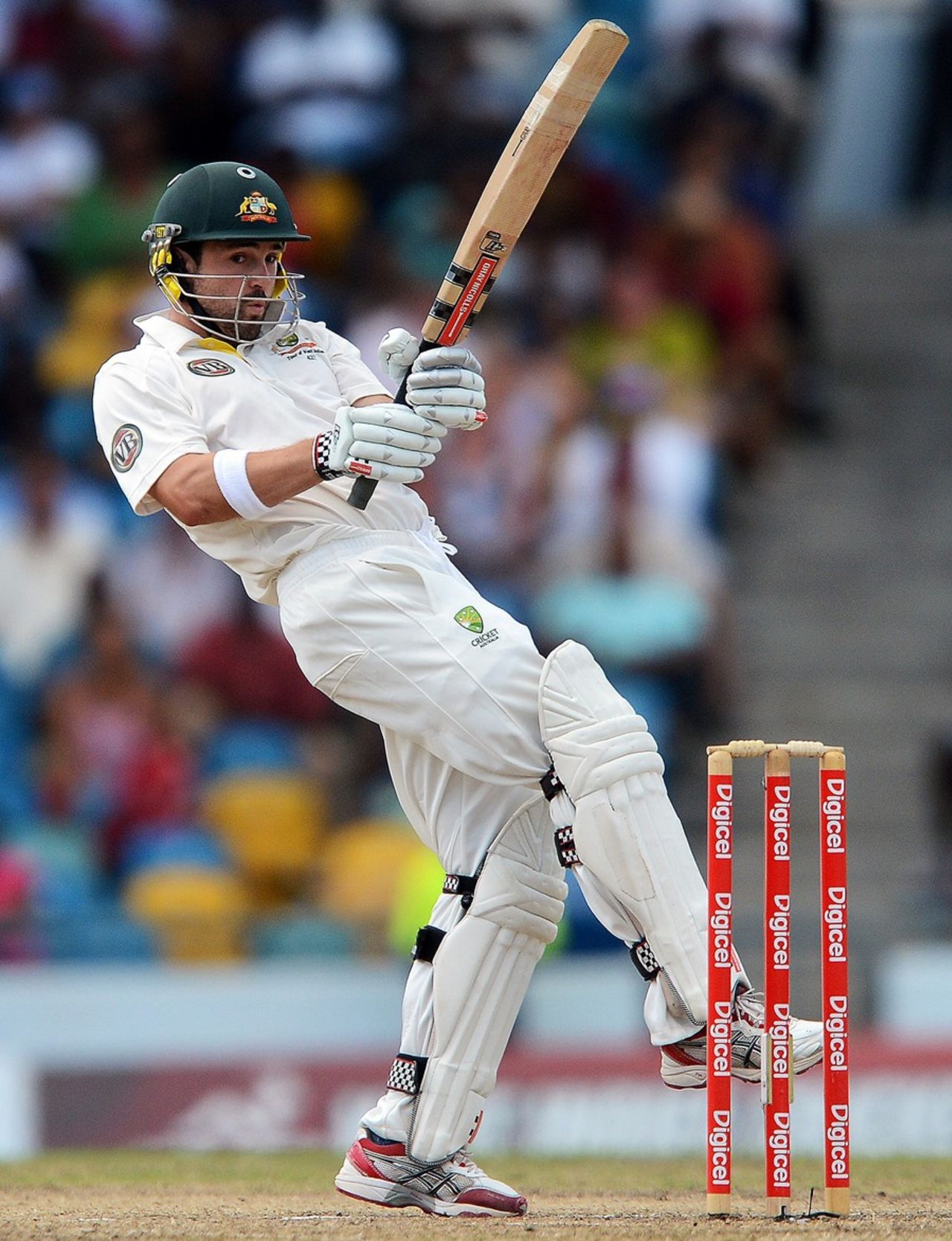 Ed Cowan survived until stumps, West Indies v Australia, 1st Test, Barbados, 2nd day, April 8, 2012