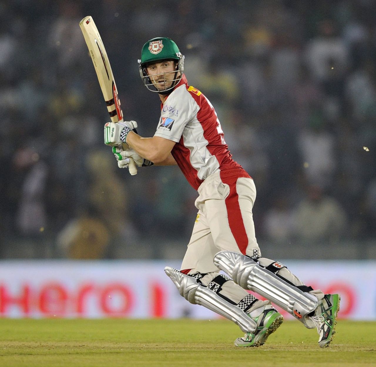 Shaun Marsh made a 30-ball 33, Kings XI Punjab v Kolkata Knight Riders, IPL, Mohali, April 18, 2012 