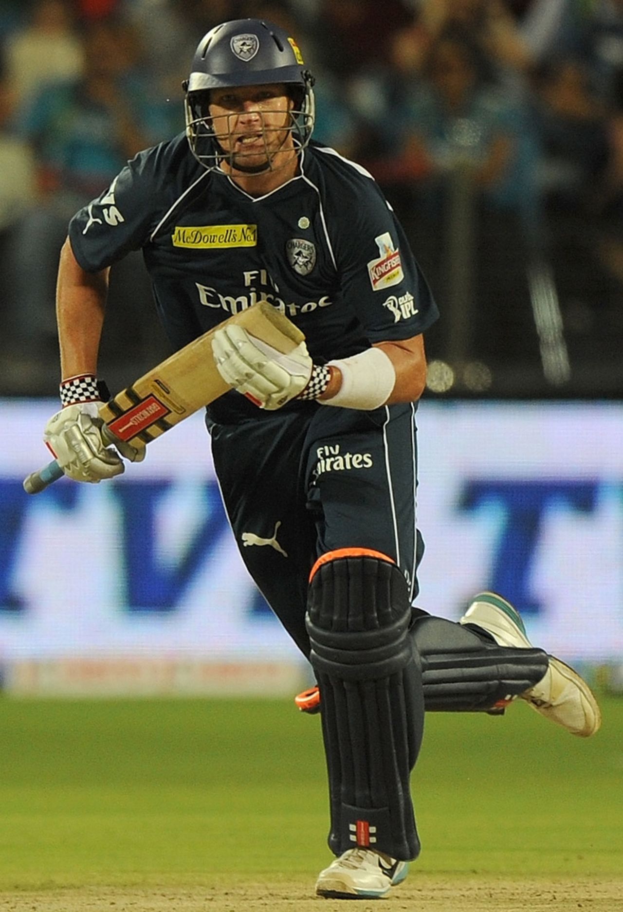Cameron White made his first big score of the season, Pune Warriors v Deccan Chargers, IPL, Pune, April 26, 2012