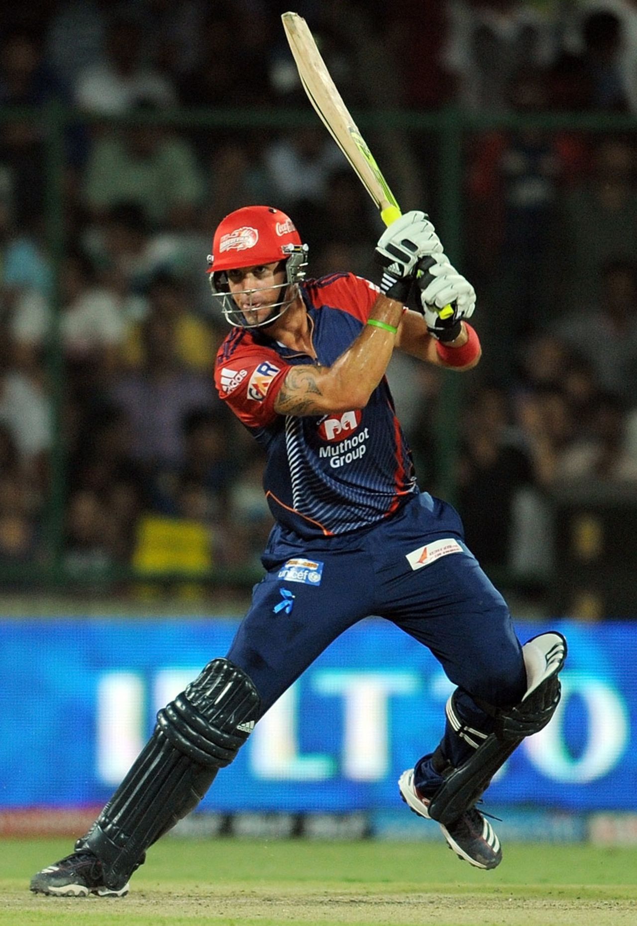 Kevin Pietersen made 50 off 26 deliveries, Delhi Daredevils v Mumbai Indians, IPL, Delhi, April 27, 2012