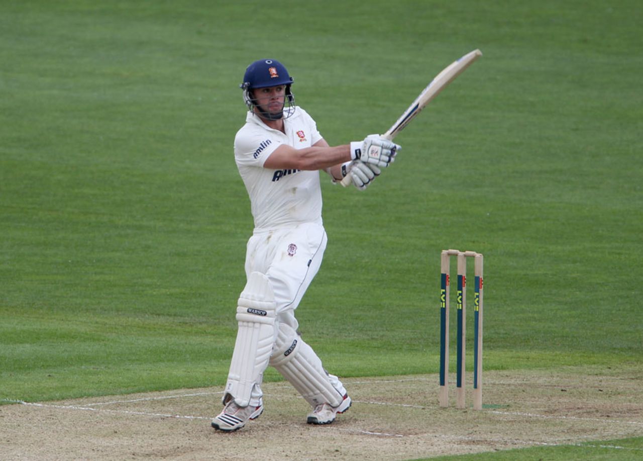 Mark Pettini plays a pull shot, Glamorgan v Essex, County Championship, Division Two, Cardiff, 1st day, May 2, 2012