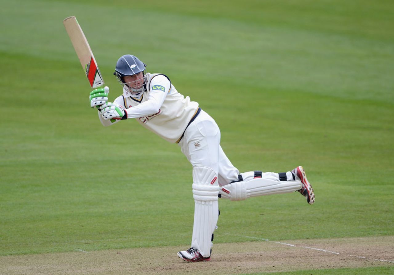 Jonny Bairstow plays into the leg side during his innings of 182, Yorkshire v Leicestershire, County Championship, Division One, North Marine Road, 2nd day, May 3, 2012