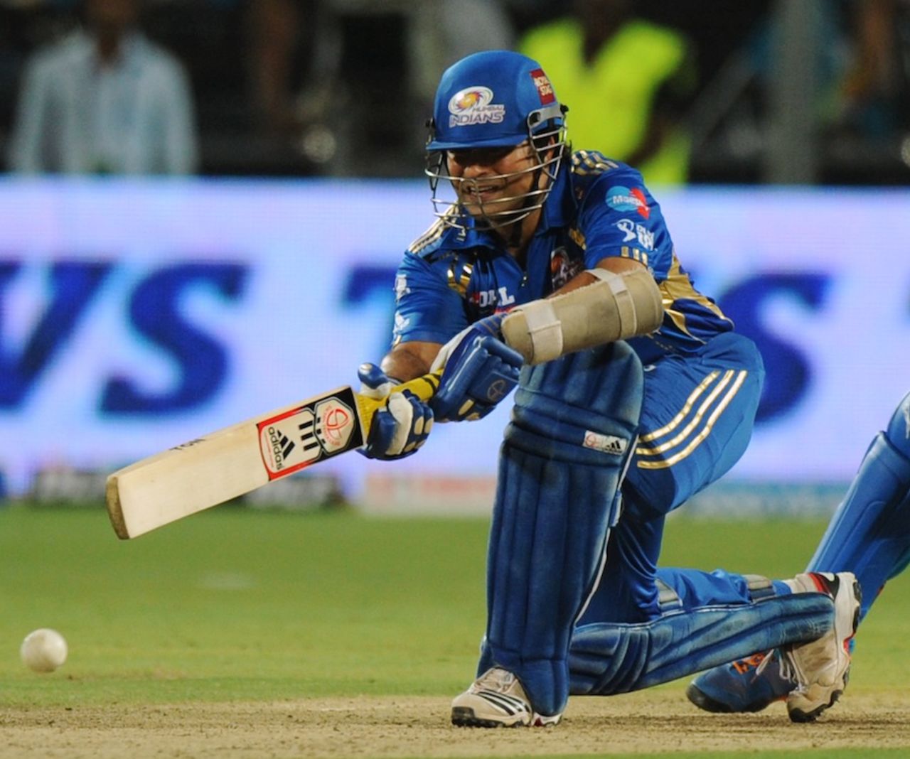 Sachin Tendulkar made 34 off 35 balls, Pune Warriors v Mumbai Indians, IPL, Pune, May 3, 2012