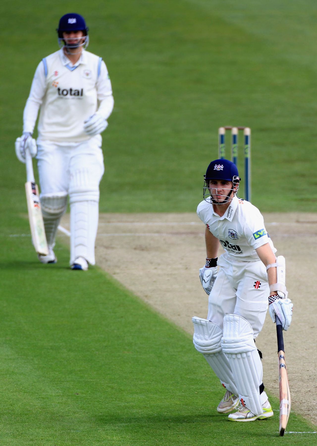 Kane Williamson made his second hundred in consecutive matches, Gloucestershire v Yorkshire, County Championship, Division Two, 3rd day, Bristol, May 11, 2012