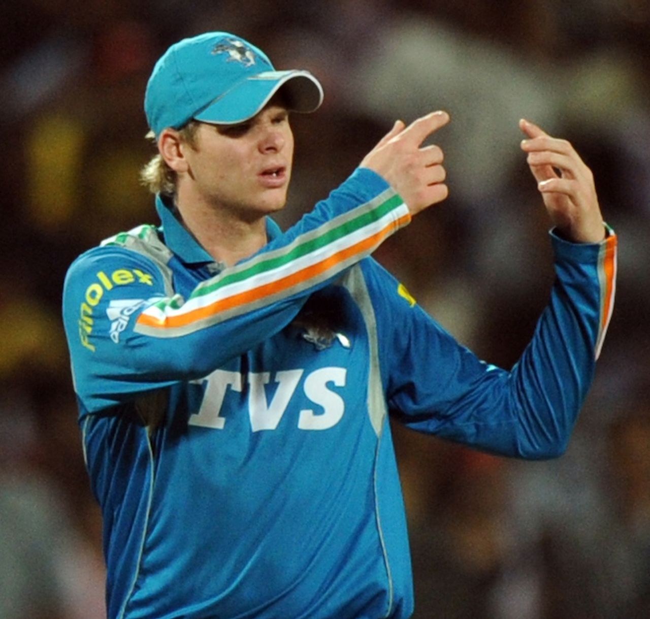 Steven Smith led the side in absence of Sourav Ganguly, Pune Warriors v Royal Challengers Bangalore, IPL, Pune, May 11, 2012