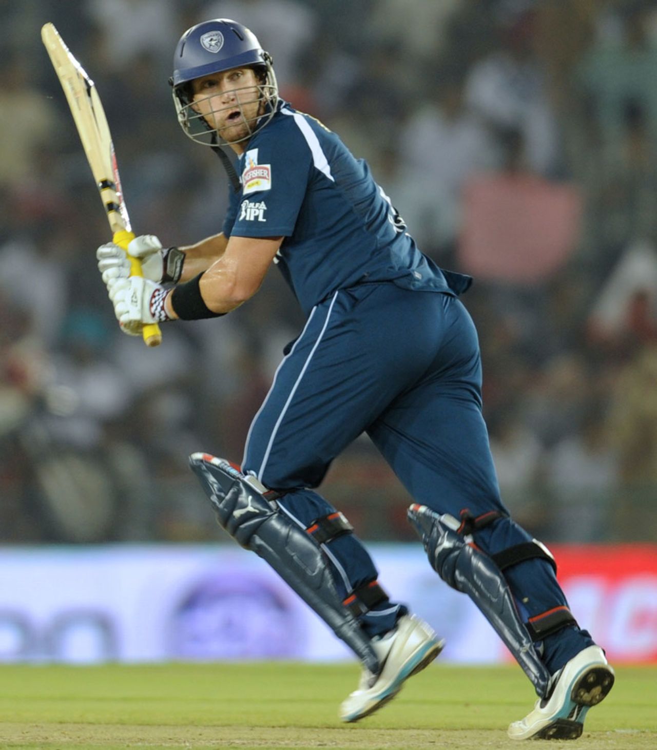 Cameron White made his fifth half-century in eight innings, Kings XI Punjab v Deccan Chargers, IPL, Mohali, May 13, 2012 