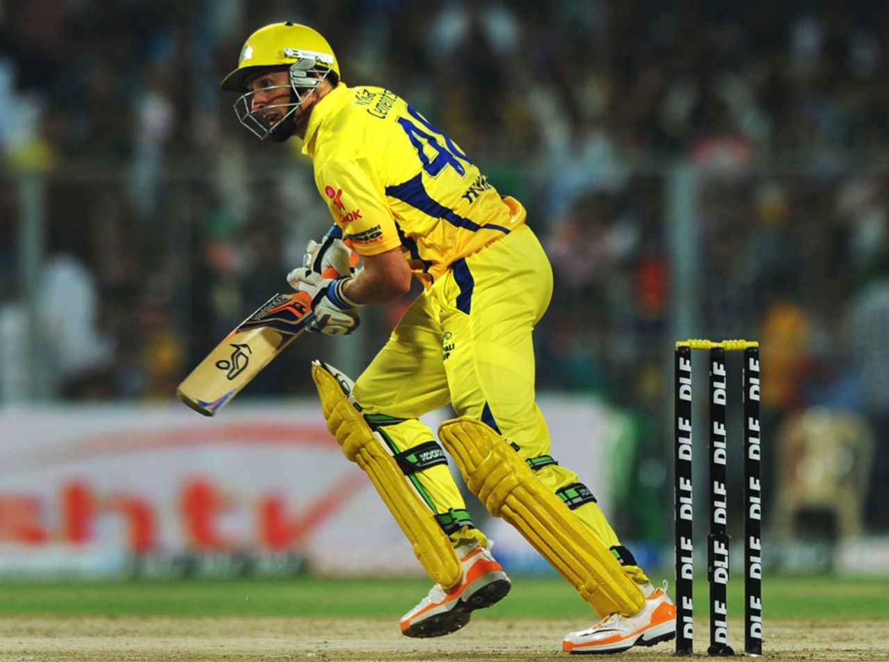 Michael Hussey made a fluent 56, Kolkata Knight Riders v Chennai Super Kings, IPL, Kolkata, May 14, 2012