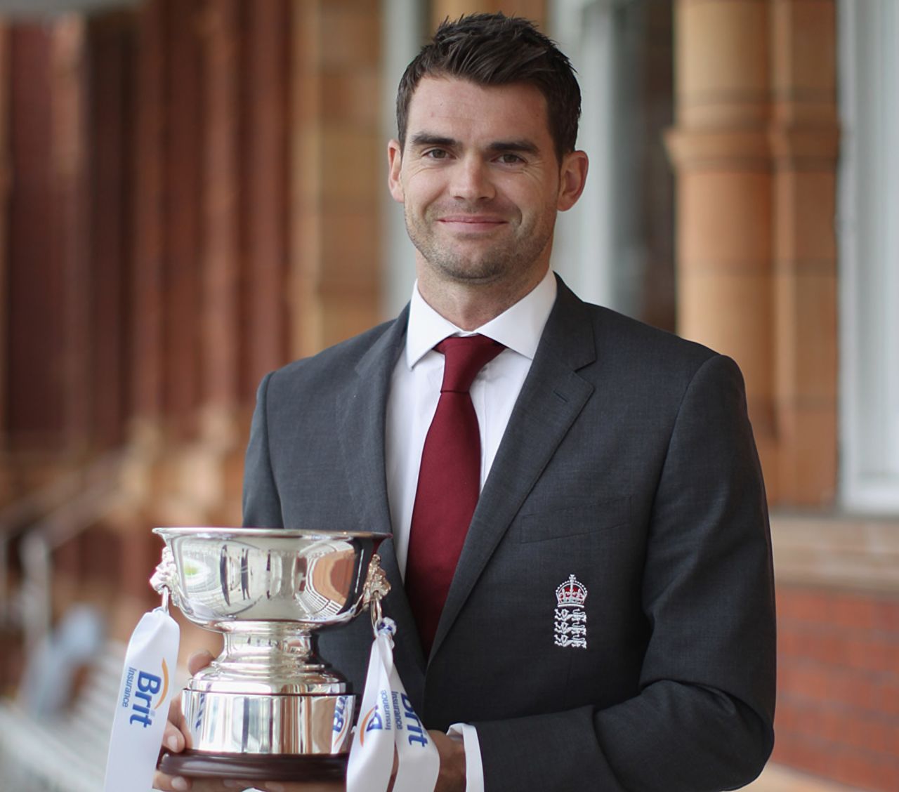 James Anderson was named England's Player of the Year, Lord's, May 14, 2012