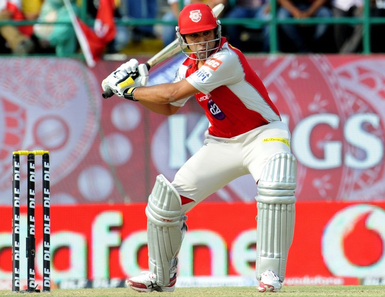Azhar Mahmood scored 36 off 38 balls, Kings XI Punjab v Delhi Daredevils, IPL, Dharamsala, May 19, 2012