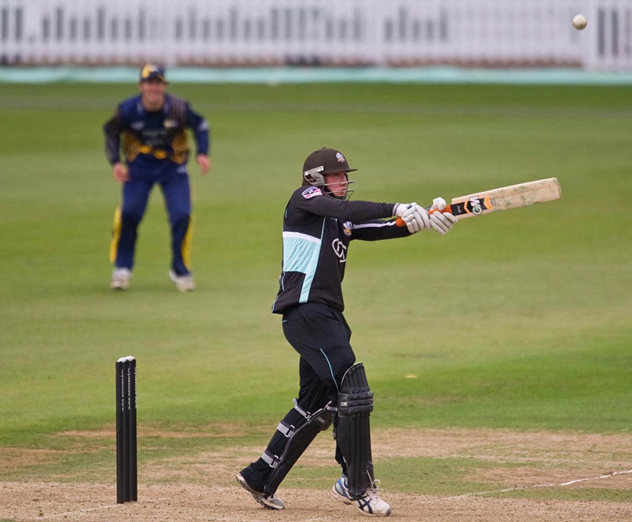 Zafar Ansari clubbed 60 off 54 balls, Surrey v Durham, Clydesdale Bank 40, The Oval, May 20, 2012
