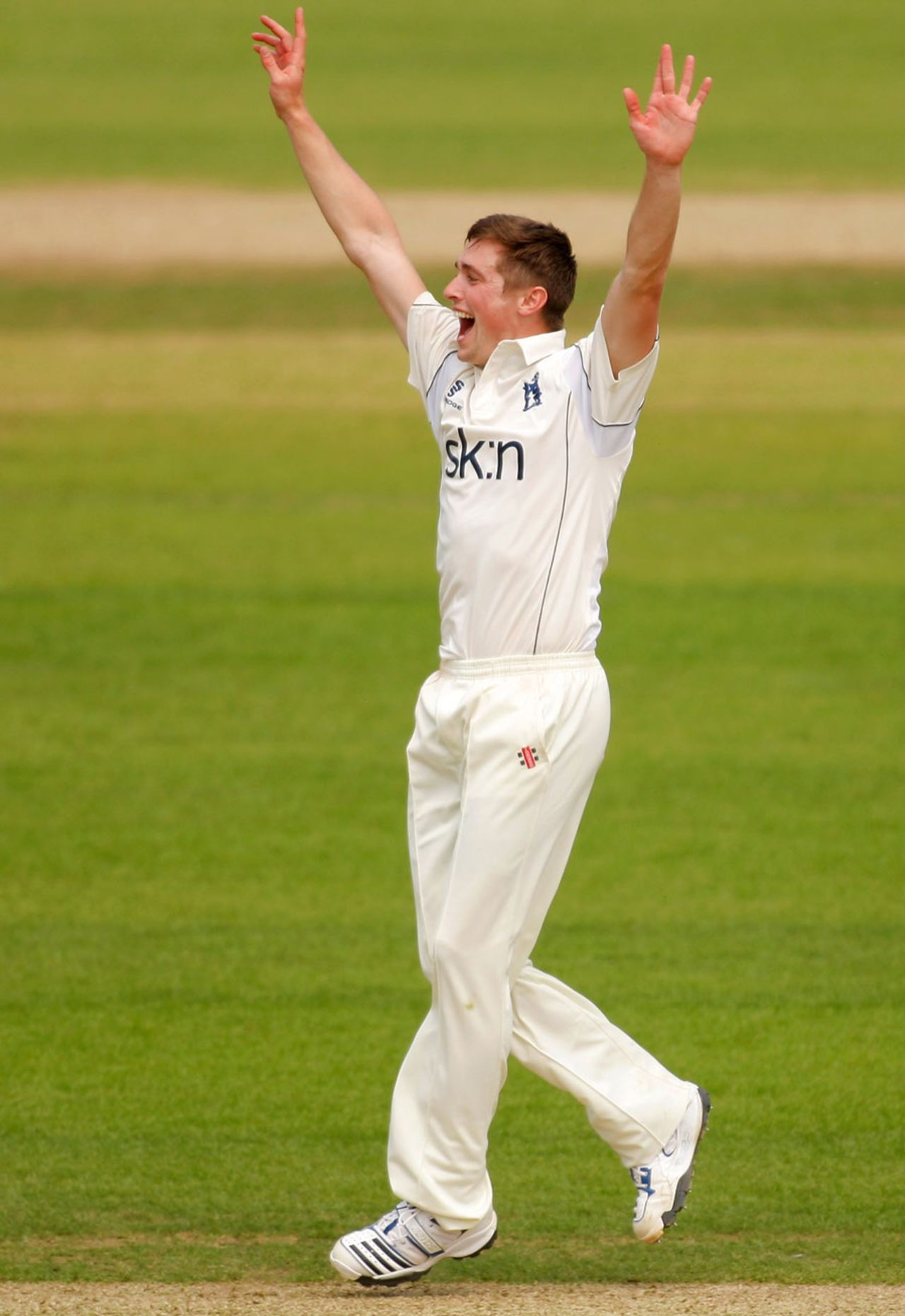 Chris Woakes took 2 for 53 in his second match of the season, Surrey v Warwickshire, The Oval, May, 23, 2012