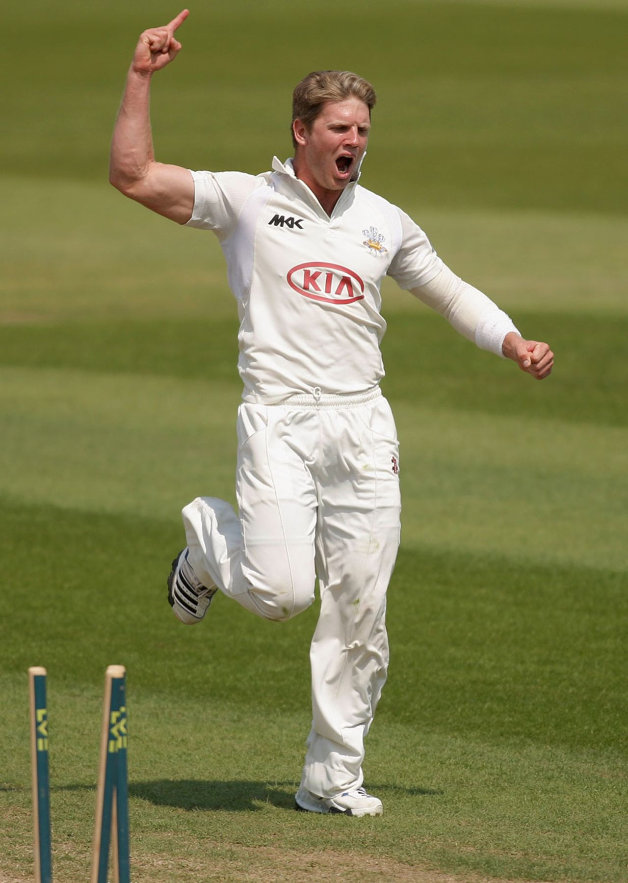 Stuart Meaker helped Surrey fight back, Surrey v Warwickshire, County Championship, Division One, The Oval, May 24, 2012