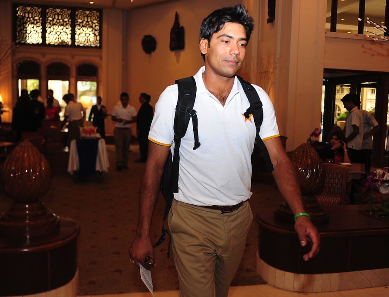 Mohammad Sami at the team hotel, Colombo, May 28, 2012
