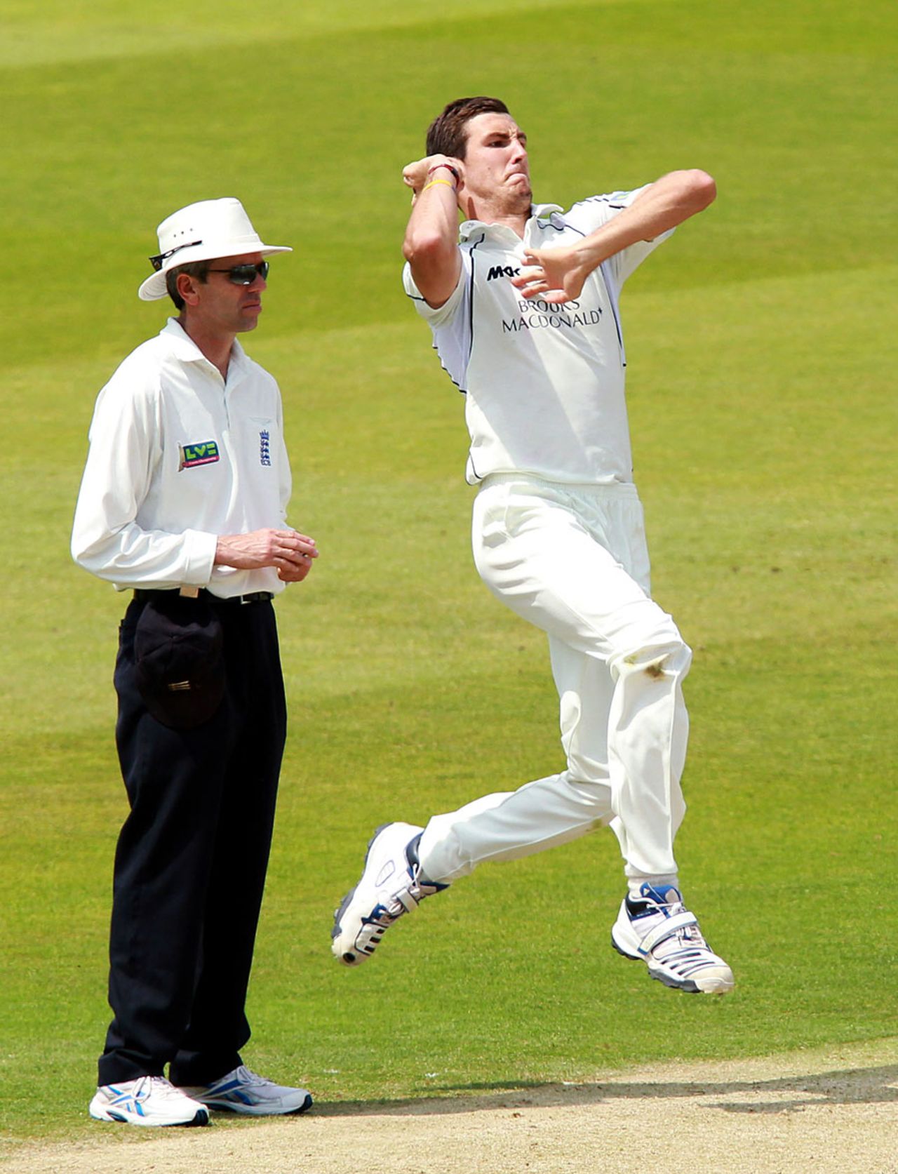Steven Finn in action against Sussex, Middlesex v Sussex, County Championship, Division One, May 30, 2012