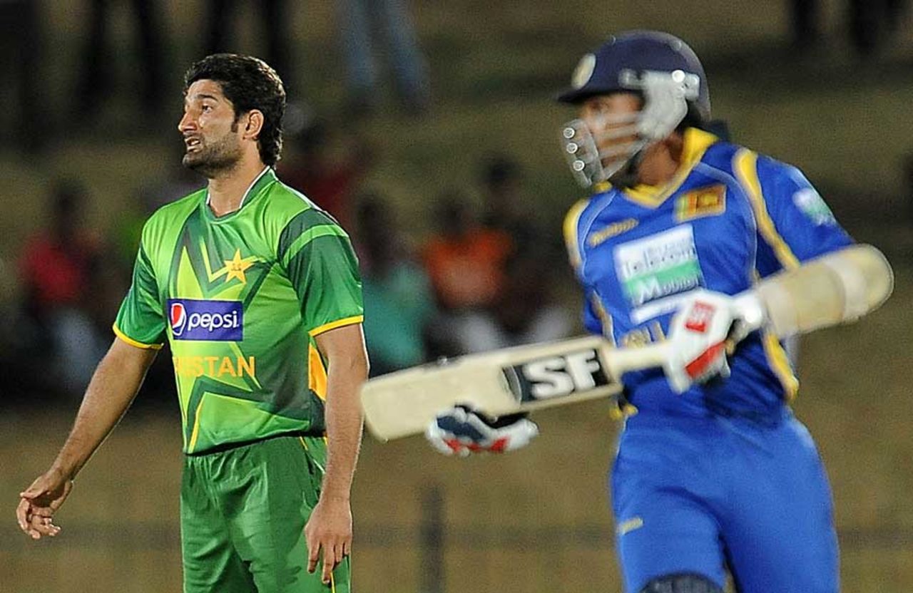 Sohail Tanvir dismissed Mahela Jayawardene, Sri Lanka v Pakistan, 1st T20I, Hambantota
