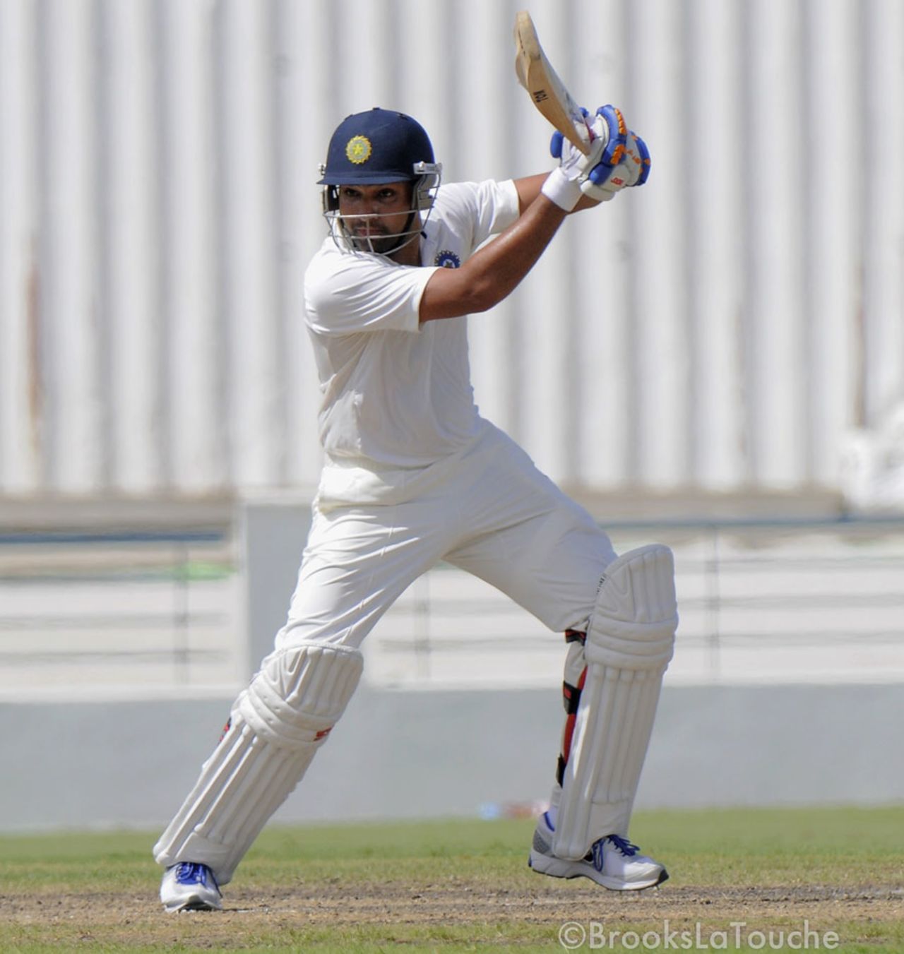 Rohit Sharma began his tour of West Indies A with a 94, West Indies A v India A, 1st unofficial Test, Barbados, 2nd day, June 3, 2012