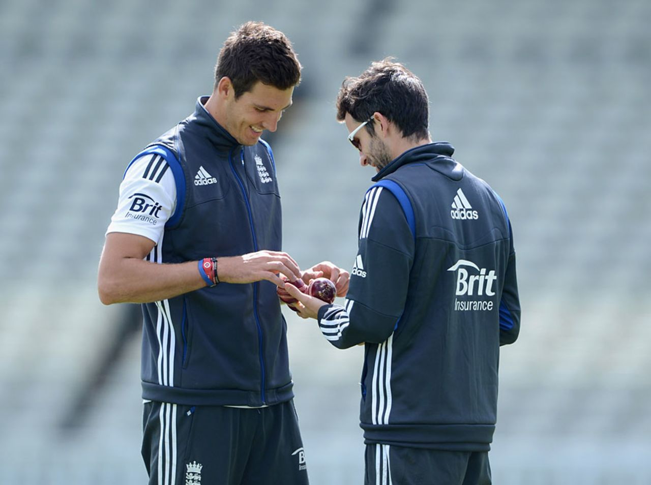 Steven Finn and Graham Onions are both hoping for a chance, Edgbaston, June, 6, 2012