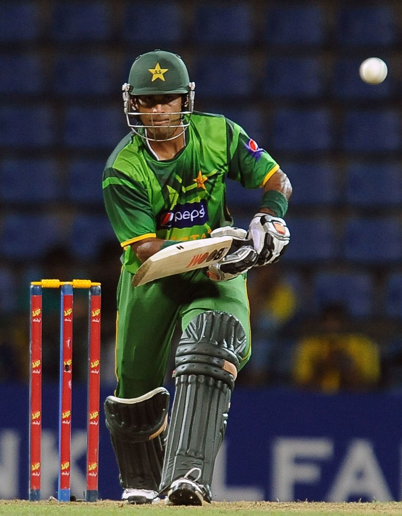 Mohammad Hafeez made 37, Sri Lanka v Pakistan, 1st ODI, Pallekele, June 7, 2012
