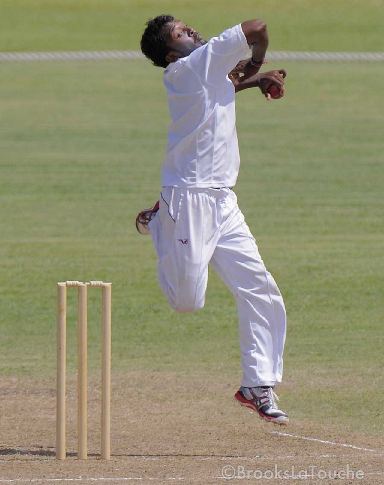 Veerasammy Permaul picked up 5 for 58, West Indies A v India A, 2nd unofficial Test, St Vincent, 2nd day, June 10, 2012