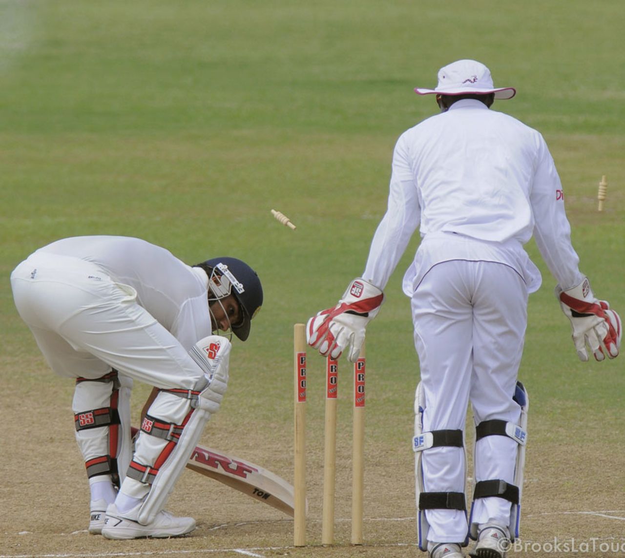 Rohit Sharma was bowled by a ball that kept low, West Indies A v India A, 2nd unofficial Test, St Vincent, 4th day, June 12, 2012