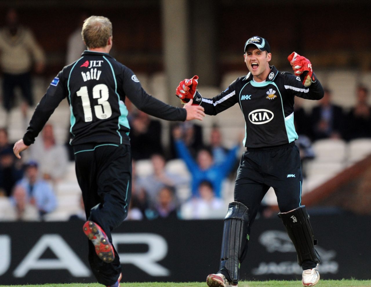 Gareth Batty took three wickets to help seal victory, Surrey v Essex, Friends Life t20, South Group, The Oval, June 13, 2012