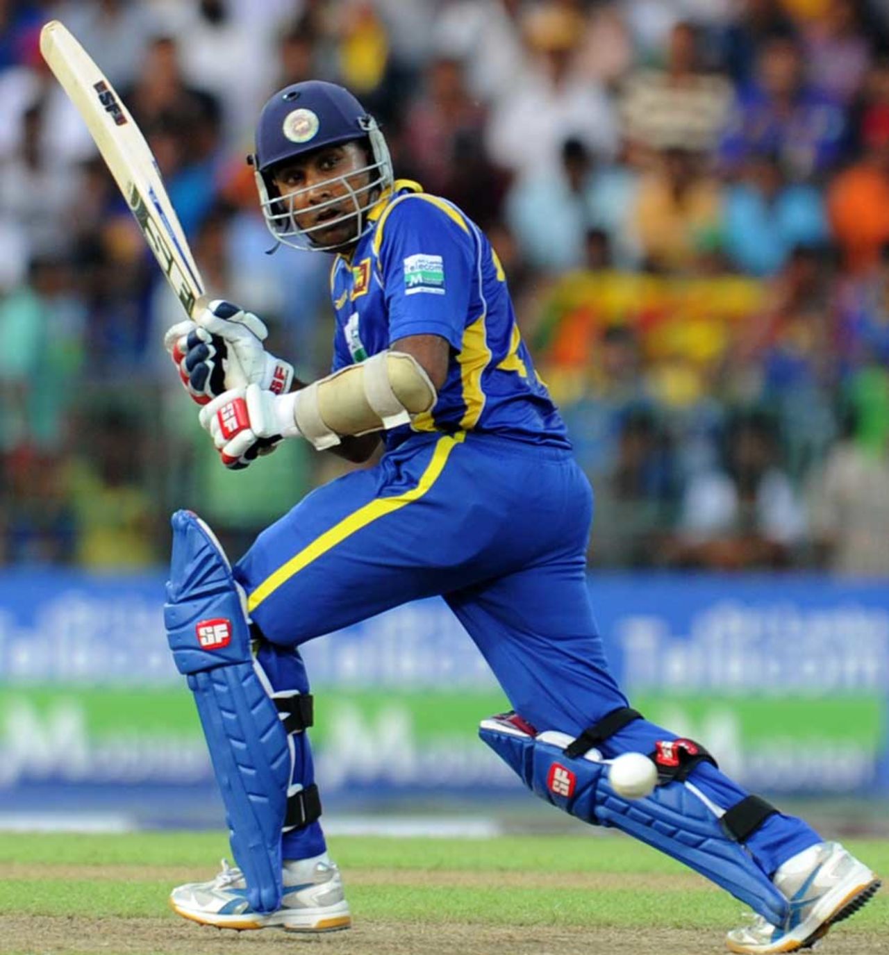 Mahela Jayawardene was involved in a century stand with Kumar Sangakkara, Sri Lanka v Pakistan, 4th ODI, Colombo, June 16, 2012