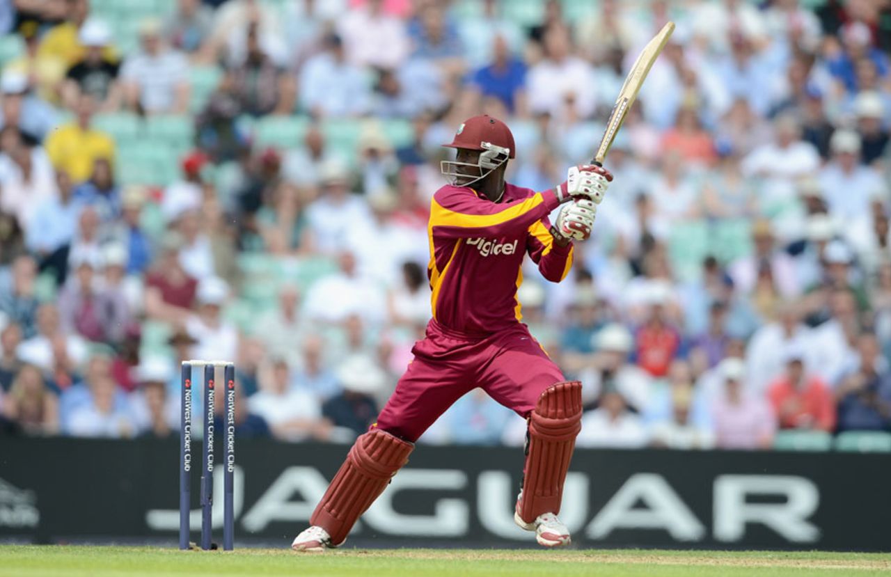 Darren Sammy made 21 from 20 balls, England v West Indies, 2nd ODI, The Oval, June 19, 2012