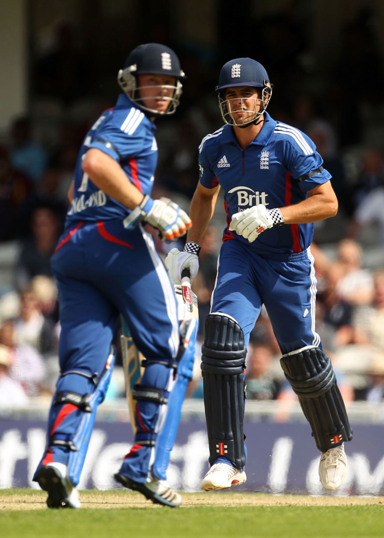 Alastair Cook and Ian Bell put on a hundred stand for the first wicket, England v West Indies, 2nd ODI, The Oval, June 19, 2012