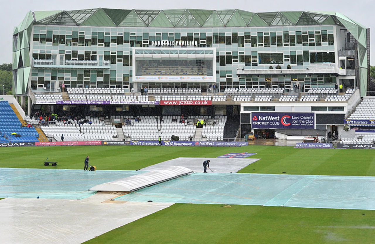 The final one-day international at Headingley was washed out, England v West Indies, 3rd ODI, Headingley, June 22, 2012