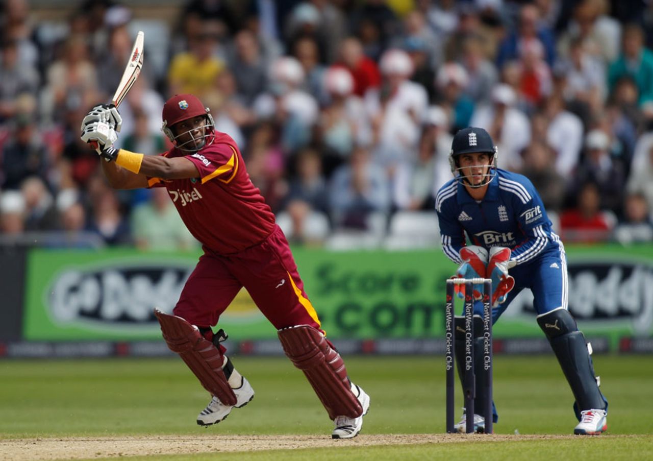 Dwayne Bravo scored an unbeaten half-century, England v West Indies, T20I, Trent Bridge, June, 24, 2012