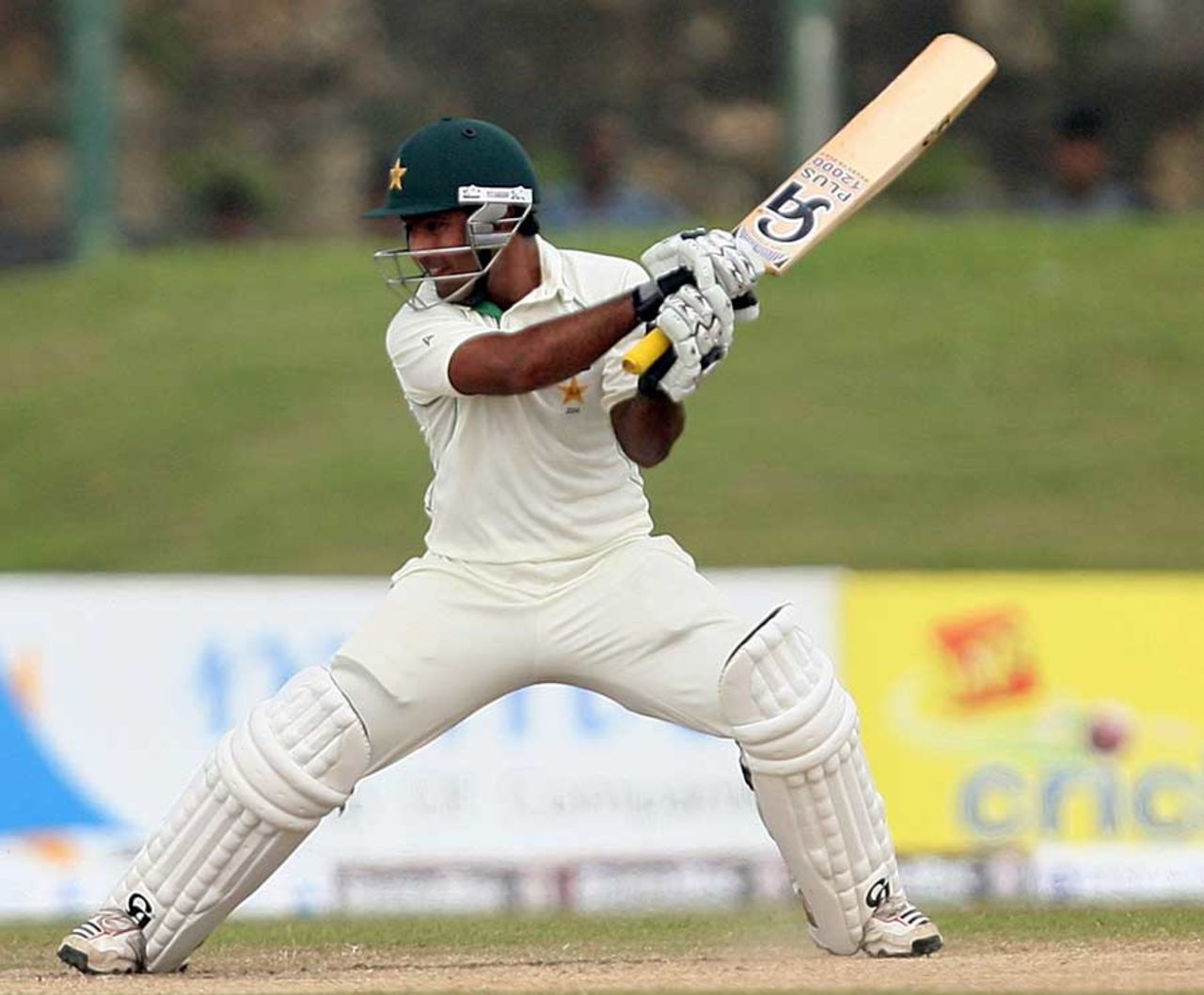 Asad Shafiq cuts, Sri Lanka v Pakistan, 1st Test, Galle, 4th day, June 25, 2012