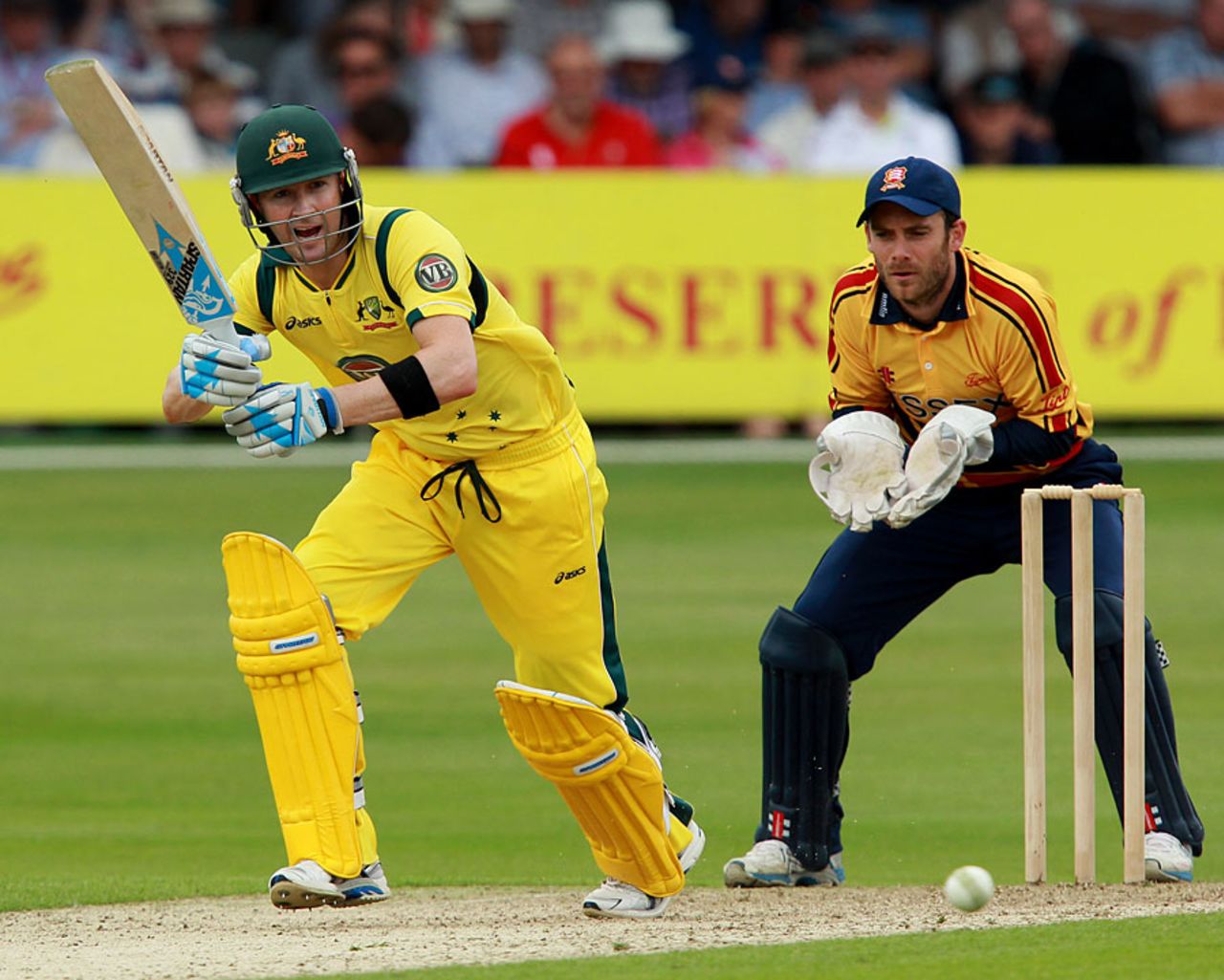 Michael Clarke retired to give other batsmen a chance, Essex v Australians, Tour match, Chelmsford, June 26, 2012