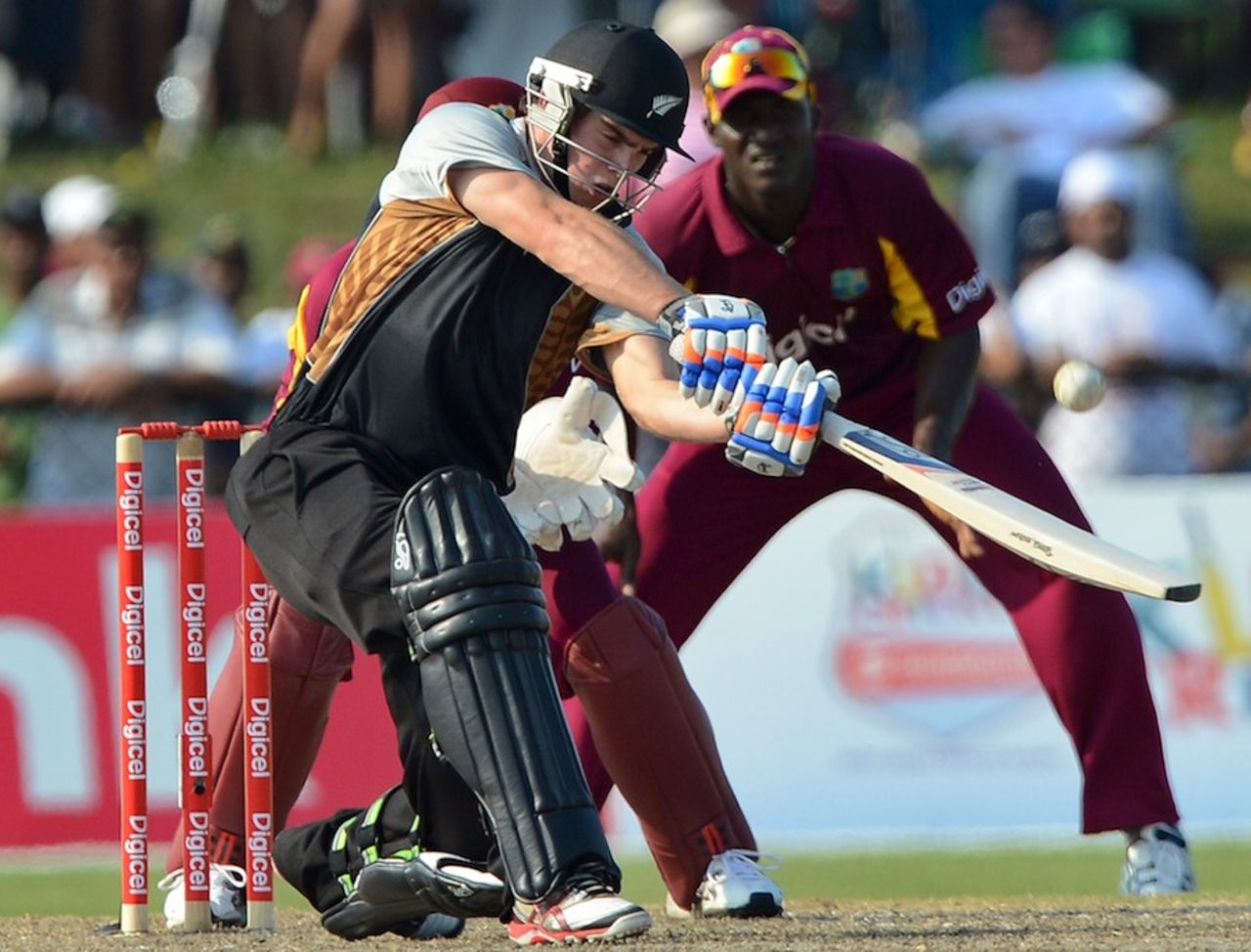 Tom Latham scored 15 on Twenty20 debut, West Indies v New Zealand, 1st Twenty20, Florida, June 30, 2012