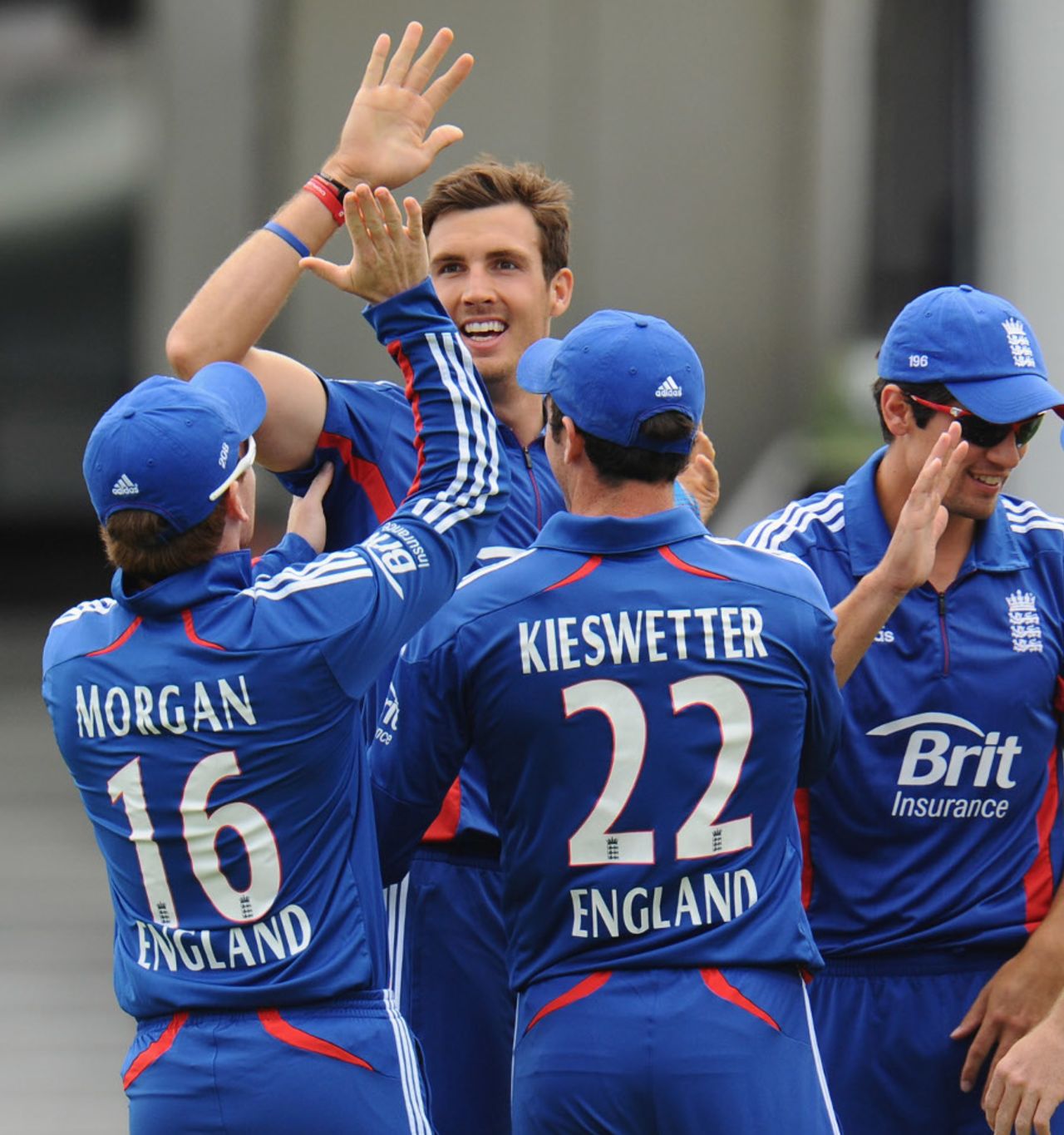 Steven Finn struck early to remove David Warner, England v Australia, 2nd ODI, The Oval, July 1, 2012