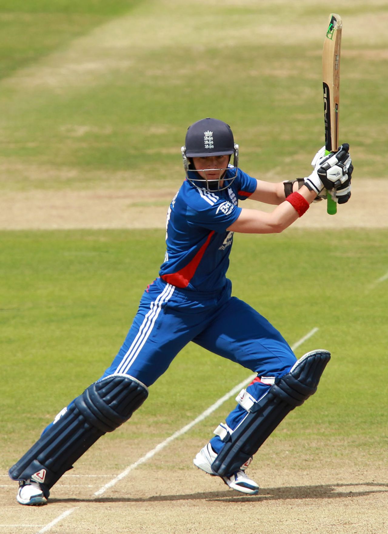Arran Brindle held England's innings together with a half-century, England Women v India Women, 1st ODI, Lord's, July, 1, 2012