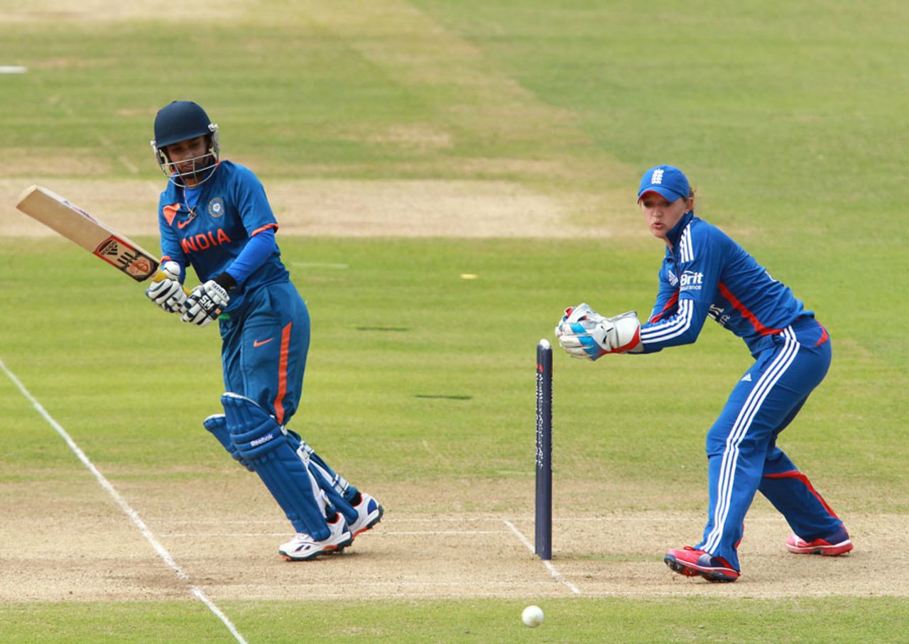 Mithali Raj guided India's chase with an unbeaten 94 , England Women v India Women, 1st ODI, Lord's, July, 1, 2012