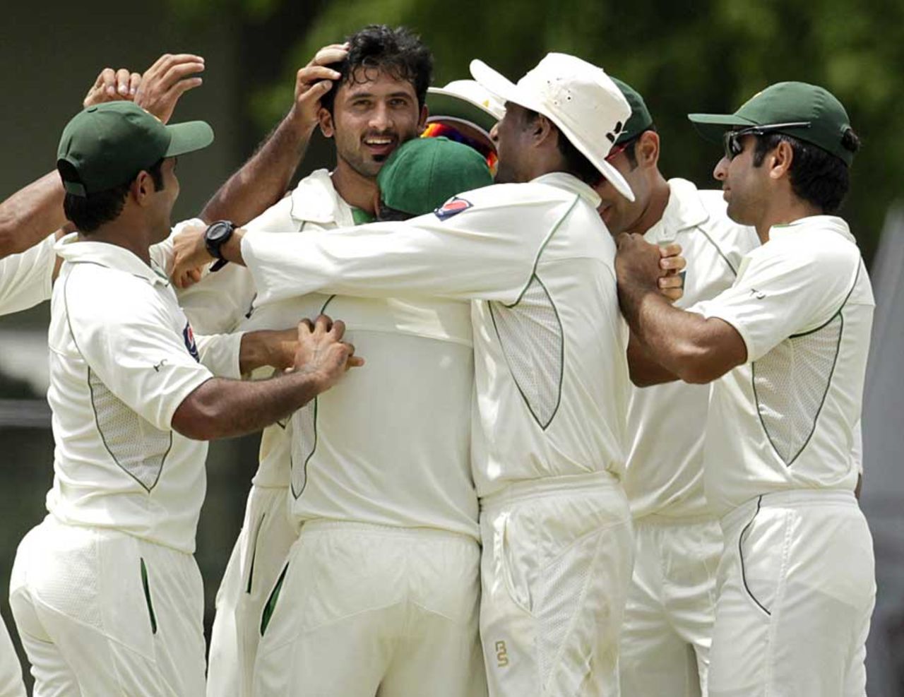Junaid Khan picked up a five-for, Sri Lanka v Pakistan, 2nd Test, SSC, Colombo, 5th day, July 4, 2012
