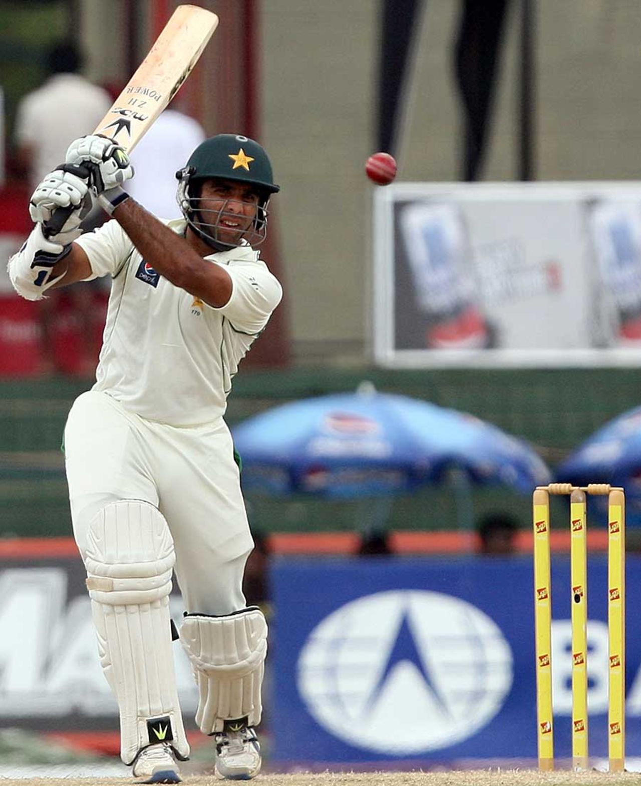 Taufeeq Umar made an unbeaten 42 in Pakistan's second innings, Sri Lanka v Pakistan, 2nd Test, SSC, Colombo, 5th day, July 4, 2012