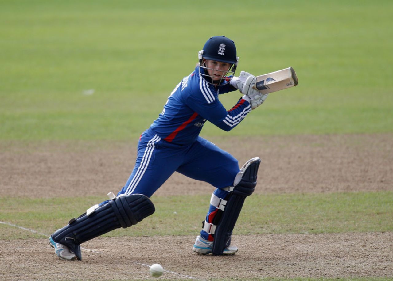Tammy Beaumont made her highest score in ODIs, England Women v India Women, 3rd ODI, Taunton, July, 5, 2012